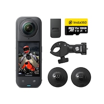 Insta360 X5 Motorcycle Bundle Aksiyon Kamerası Siyah