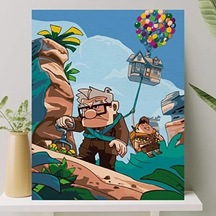 Numaralandırılmış Tuval Boyama Seti 40x50 Cm