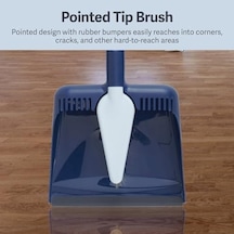 Casabella Wayclean Elde Taşınabilir Açılı, Orta, Grey Dustpan Ve Fırça Seti, Green Ve Taupe