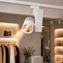 40w Beyaz Kasa Led Ray Spot 3000k Beyaz Işık Lifud Driver, Flicker Free, Alüminyum Gövde Genel