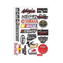A4 Sticker 003 Tek Paket Çoklu Sticker Standart