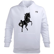 Atlı Sweatshirt Erkek Kapüşonlu Hoodie Sweatshirt (525312759)