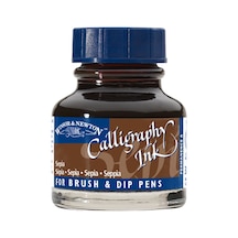 Winsor & Newton Kaligrafi Mürekkebi. 30Ml - Sepia 609