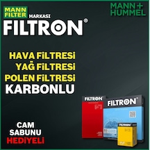 Toyota Uyumlu Auris 1.4 D4D Mann Filtron Filtre Bakım Seti 2007-2018 (495301175)