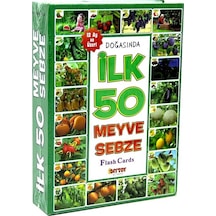 Eğitici Kartlar İlk 50 Meyve Sebze