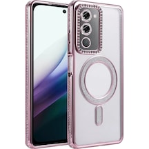 Newface Xiaomi Redmi 15 4g Joke Simli Magneticsafe Kılıf - Pembe Diğer