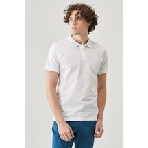 Lee Polo Yaka Erkek T-shirt L211810102 Beyaz