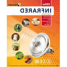 Şeffaf Infrared Isıtıcı Lamba, 250 Watt Güç, Çift Amaçlı