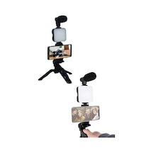 Video Making Kit Telefon Tutucu Vlog Video Led Işıklı
