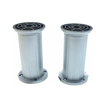 İbico Koltuk Baza Ayak 12cm X 51mm 90-2803-12-12 Gri Plastik Ayarlanabilir - 10'li Paket Diğer
