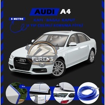 Audi A4 Oto Araç Kapı Koruma Fitili 5 Metre Parlak Mavi Renk