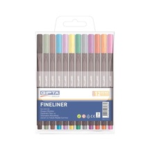 Fineliner 0.4mm İnce Uç Keçeli Kalem 12 Renk