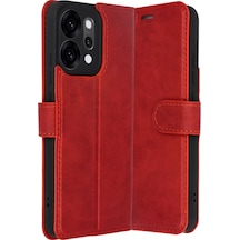 Newface Oppo Reno 14 Trend S Plus Kapaklı Kılıf - Kırmızı