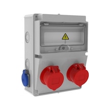 Bemis Bd2-2218-2020 Ön 2 Ad. 5/16a. 380v. Yan 2 Ad. 1/16a. 220v. Prizli Kombinasyon
