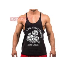 Tarzsokak Gym Tank Top Fitness Sporcu Atleti Gym108 Siyah