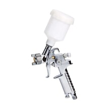 Rtm H2000 Profesyonel Gölge Boya Tabancası 125 Ml Hvlp Mini Boya Tabancası 0,8 Mm Gümüş Kabza