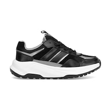 Lufian 112230235 Eduard Erkek Hakiki Deri Klasik Sneaker Siyah Siyah