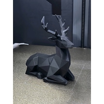 Mini Modern Natural Geyik Heykeli Hediyelik Ev Ve Ofis İçin 13 Cm Dekoratif Ürün