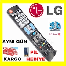 LG Uyumlu 42La660 42 La 660S Smart Led Tv Kumanda 2 Pil 930