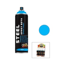 Steel Mavi Sprey Boya 200ml- 12'li Paket