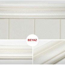 Beyaz 8Cm X 235Cm 4 Adet Yapışkanlı Çıta Çerçeve Esnek Süpürgelik (546803639)