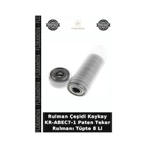 Rulman Çeşidi Kaykay Kr-abec7-1 Paten Teker Rulmanı Tüpte 8 Li Diğer