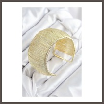 Bezos Pirinç Tel Sarma Model Gold Renk Kadın Bileklilk Nxrlvng