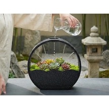3d Baskı Self-watering Planter - Kendi Kendini Sulayan Saksı-siyah Çok Renkli