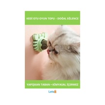 Yenilebilir Yengeç Kedi Otu Oyun Topu Doğal Ve Güvenli