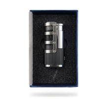 Özel Sınırlı Üretim Lüks Premium Metal Gövdeli Puro Çakmağı Ve Puro Delicisi-özel Çakmak Kutusu