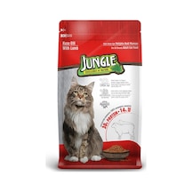 Jungle Kuzu Etli Yetişkin Kedi Maması 8 x 500 G