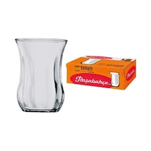 Paşabahçe Üsküdar Optikli 12 Parça Cam Çay Bardak 42021 1 Paket 12'Li Şeffaf