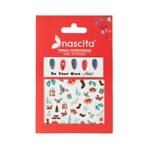 Merry Christmas Tırnak Stickerı - 05