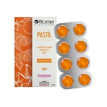 C Vitamini Kuşburnu Portakal Yağı Ve Çinko İçeren 16 Lı Pastil