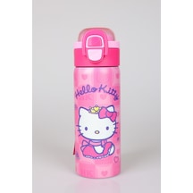 X Dekomus Lisanslı Hello Kitty Love Shine Collection 600 Ml Çift Fonksiyon Kapaklı Çelik Matara Altın