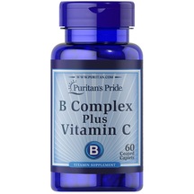 Puritan's Pride B Complex Plus Vitamin C 500 Mg 60 Tablet
