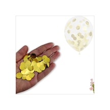 Şeffaf Balon Içi Pul Konfeti. 10 Gr - Altın