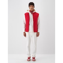 Xint Kırmızı Formunu Koruyan Regular Fit Yelek 190591
