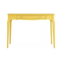 Wooding 110 Cm Masif Sarı Lake Bonamy Çalışma Masası Sarı