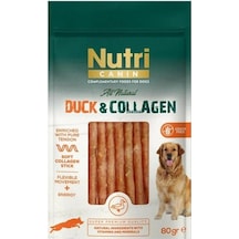 Nutri Canin Collagen Ördek Etli Yumuşak Çubuk Köpek Ödülü 80 Gr