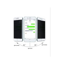 Apple Uyumlu   iPhone 7/8 Beyaz-yüksek Kalite Mat Parmak Izi Bırakmayan Hayalet Seramiktam Kaplayan Ekran Koruyucu