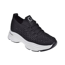 Guja Taşlı Triko Kadın Spor Ayakkabı Gj-309-3 Siyah Siyah Guja Taşlı Triko Kadın Spor Ayakkabı Gj-309-3 Siyah Siyah