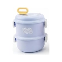 Vagon Life 860 Ml İki Katlı Beslenme Kutusu Vgn-12168 Mavi Çok Renkli