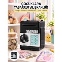Otomatik Para Çeken Şifreli Atm Tasarımlı Kumbara