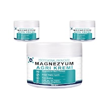 Saf Magnezyum Klorürlü Masaj Losyonu 3 Adet Zechstein Deniz Kaynaklı, Aloe Vera Ve E Vitaminli Komplex Relax Krem