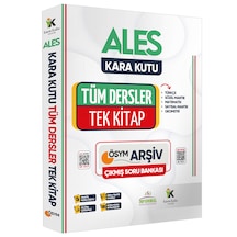 Ales Tüm Dersler Tek Kitap Kara Kutu Ösym Soru Çıkmış Sorular