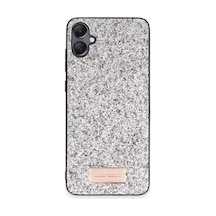 Magicool Onegif Samsung Galaxy Uyumlu A05 Bright Simli Kapak - Gümüş