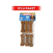 Snacky Natural Köpek Çiğneme Kemiği 10 Cm 6'lı 10 Paket