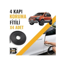 Fiat Panda Cross 2012-2025 Kapı Koruma Fitili-4 Kapı-siyah-bm2561