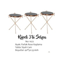 Zigon Lükens Model Parlak Roza Renk Kayın Klasik Ayak El Yapım